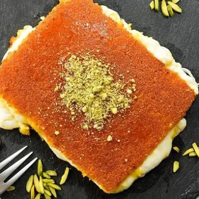 Kunafa with cheese