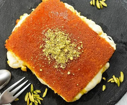 Kunafa with cheese